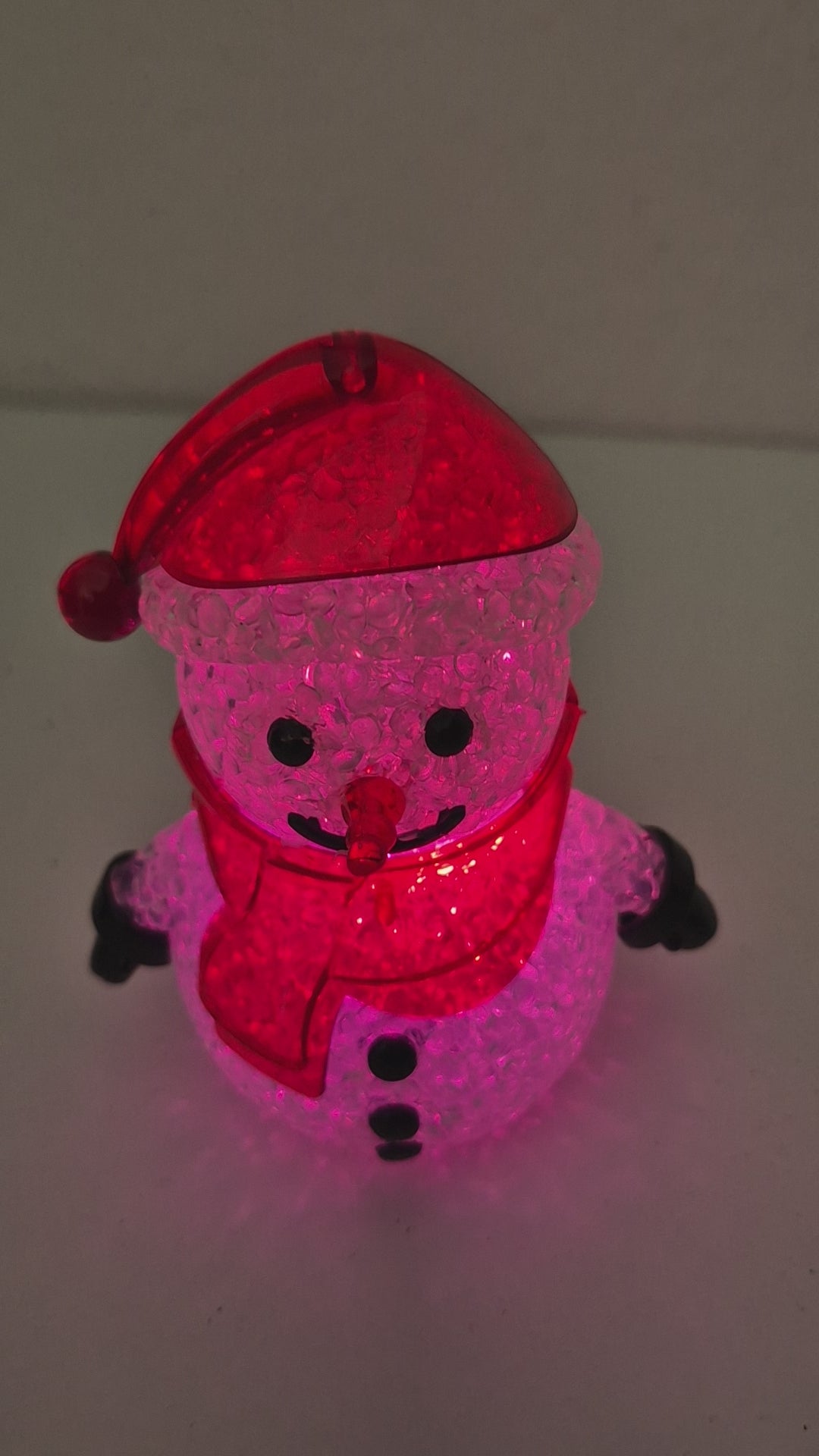 Kleine LED Schneemann